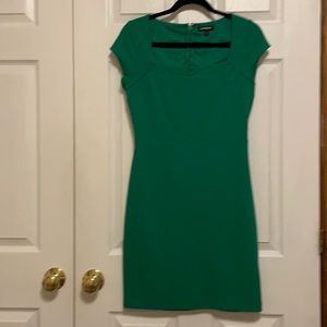 Express kelly green dress
